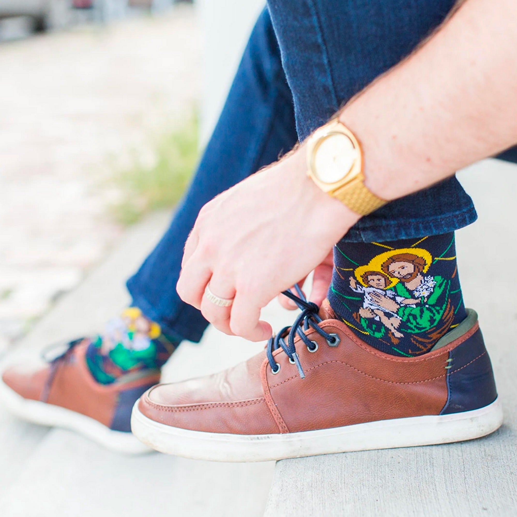 St. Joseph Socks - Adult