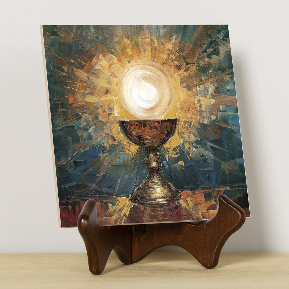 The Holy Eucharist Ceramic Tile