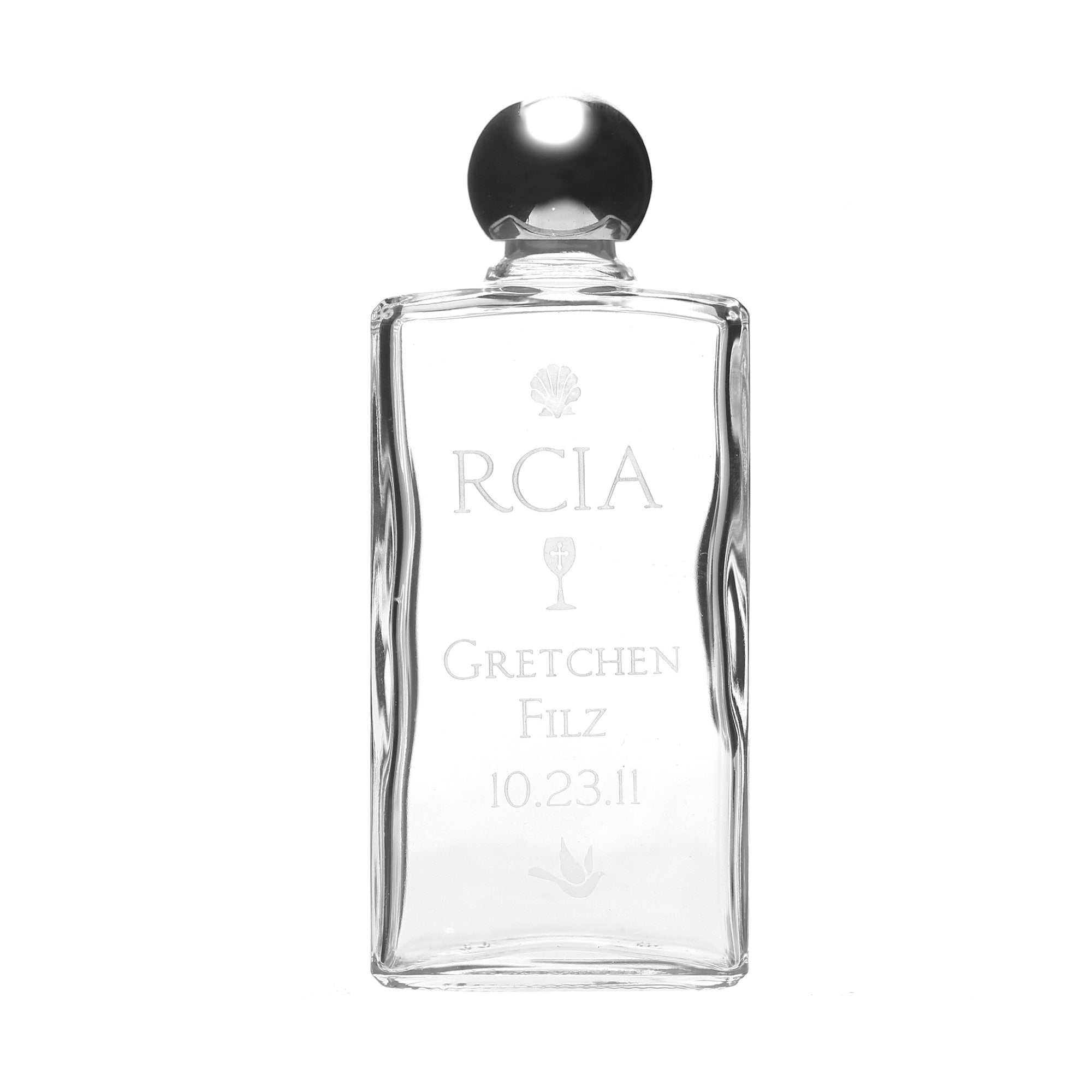 Personalized RCIA Holy Water Bottle