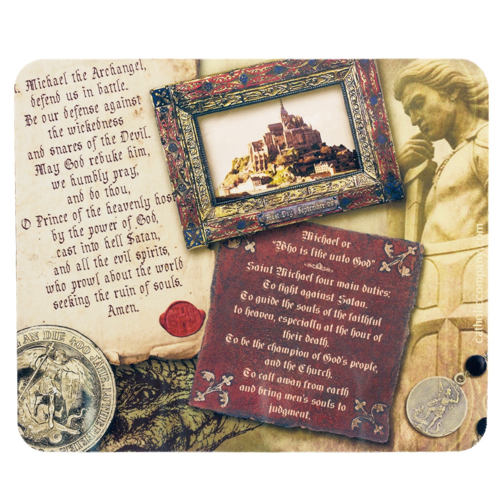 St. Michael Story Mousepad