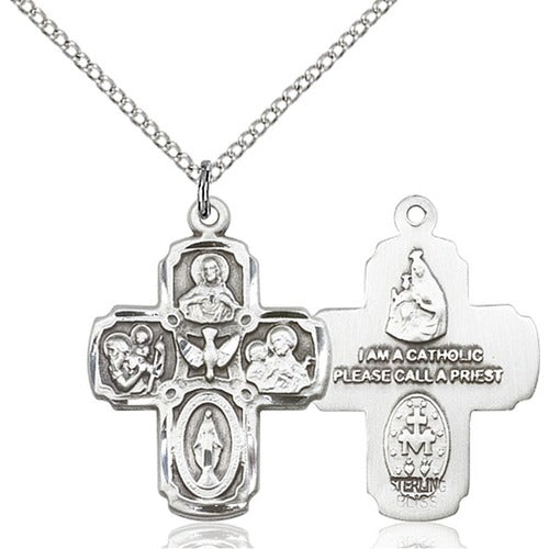 Sterling Silver 5-Way Pendant - 2509859