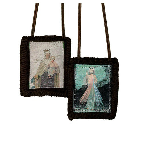 Divine Mercy Scapular with 22" Cord