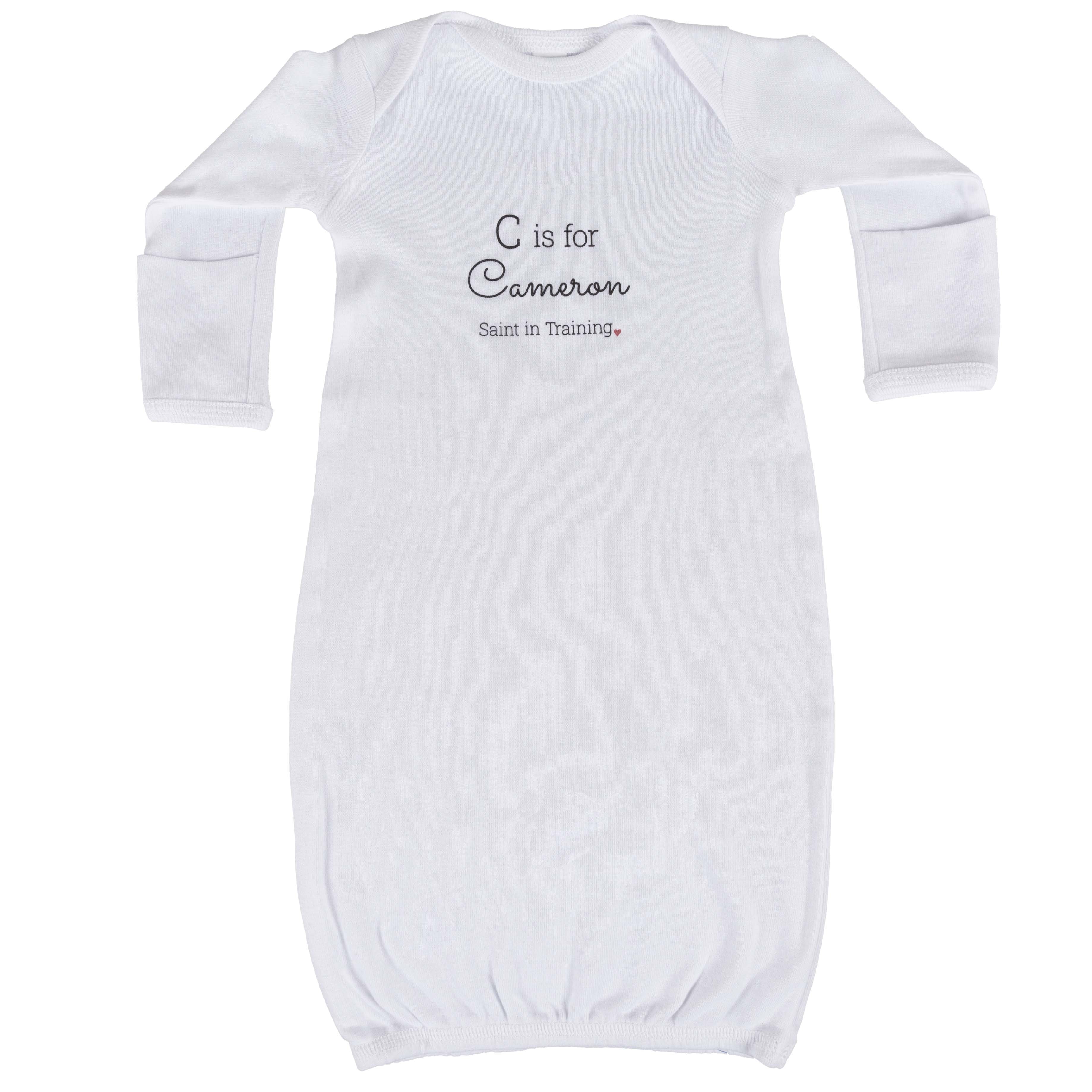 Personalized Saint in Training Infant Sleeper