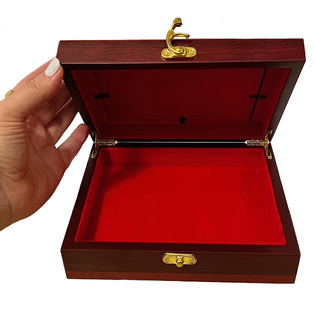 Madonna Queen of Hope Icon Ornate Rosary Box