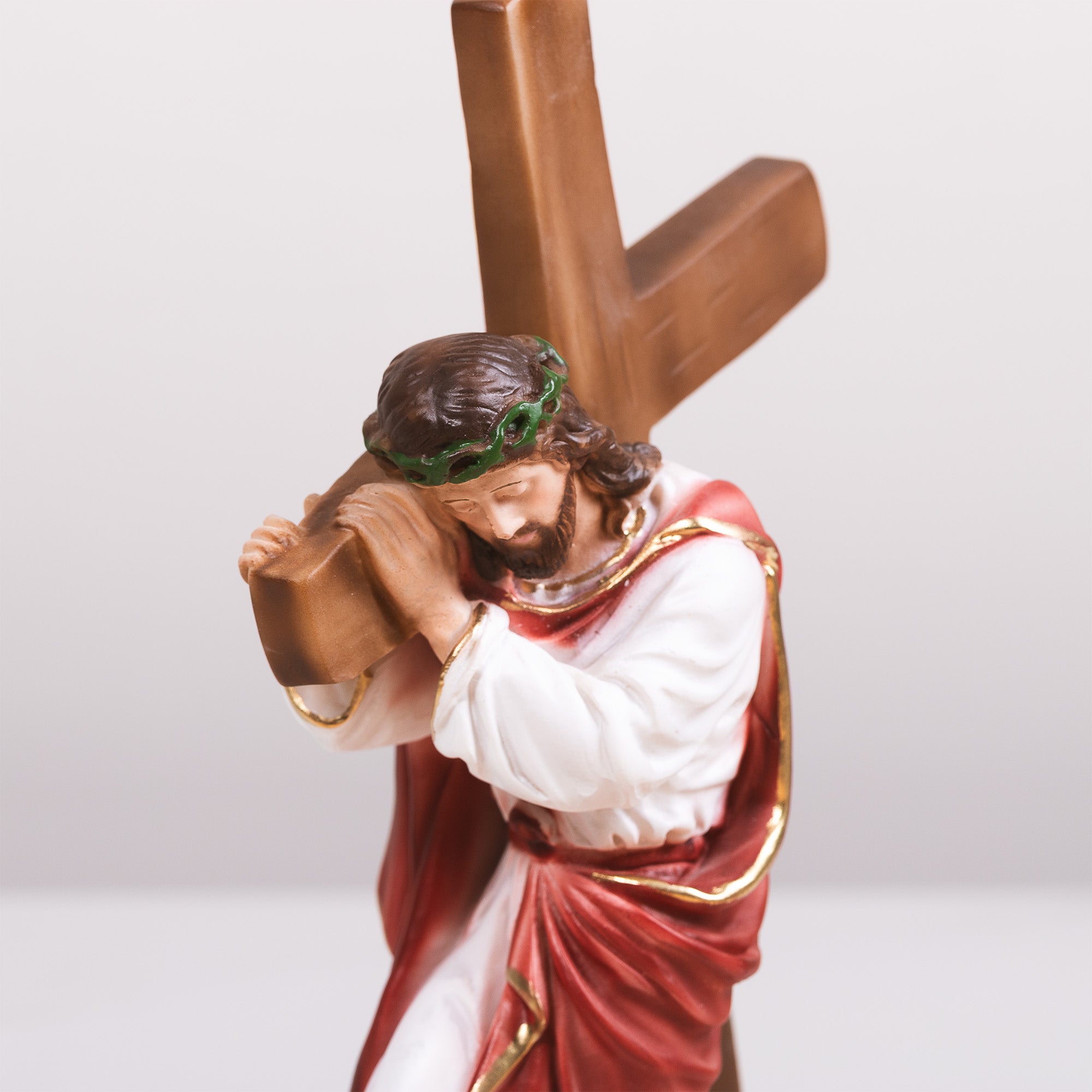 Patron Saints of Workers: Joseph & Nicholas Modern Icon Plaque - 5" x 7"