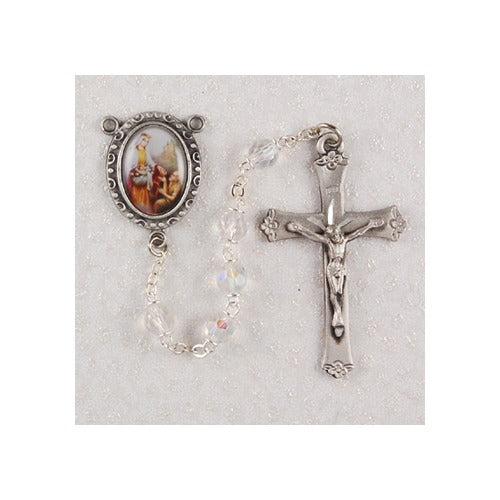 St. Elizabeth of Hungary Crystal Rosary