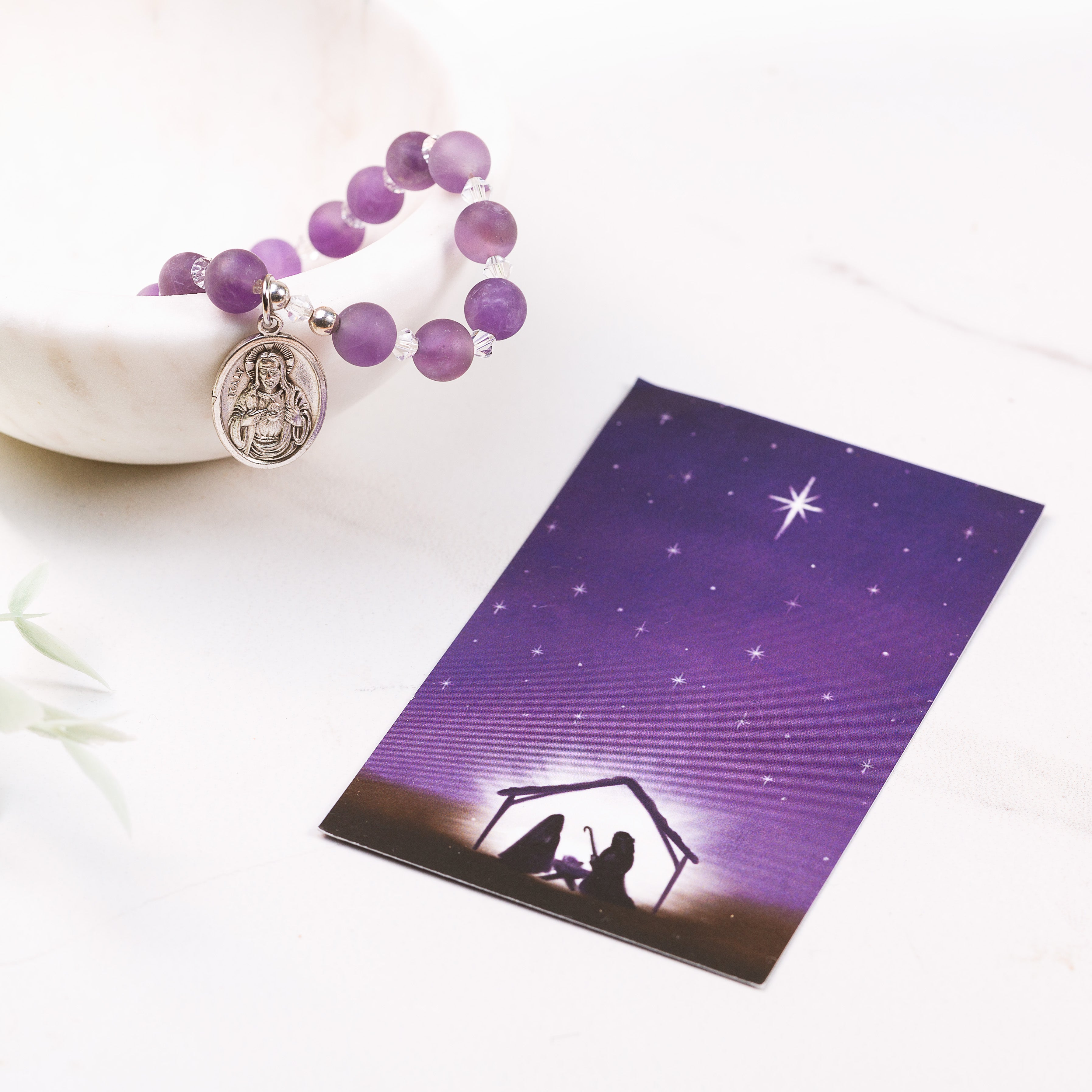 St. Andrew Christmas Novena Bracelet w/ Novena Card