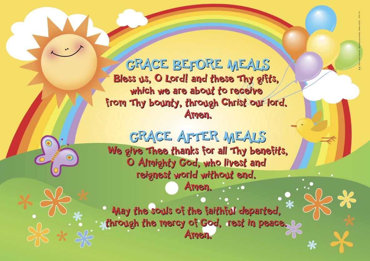 Grace Before & After Meals Placemat
