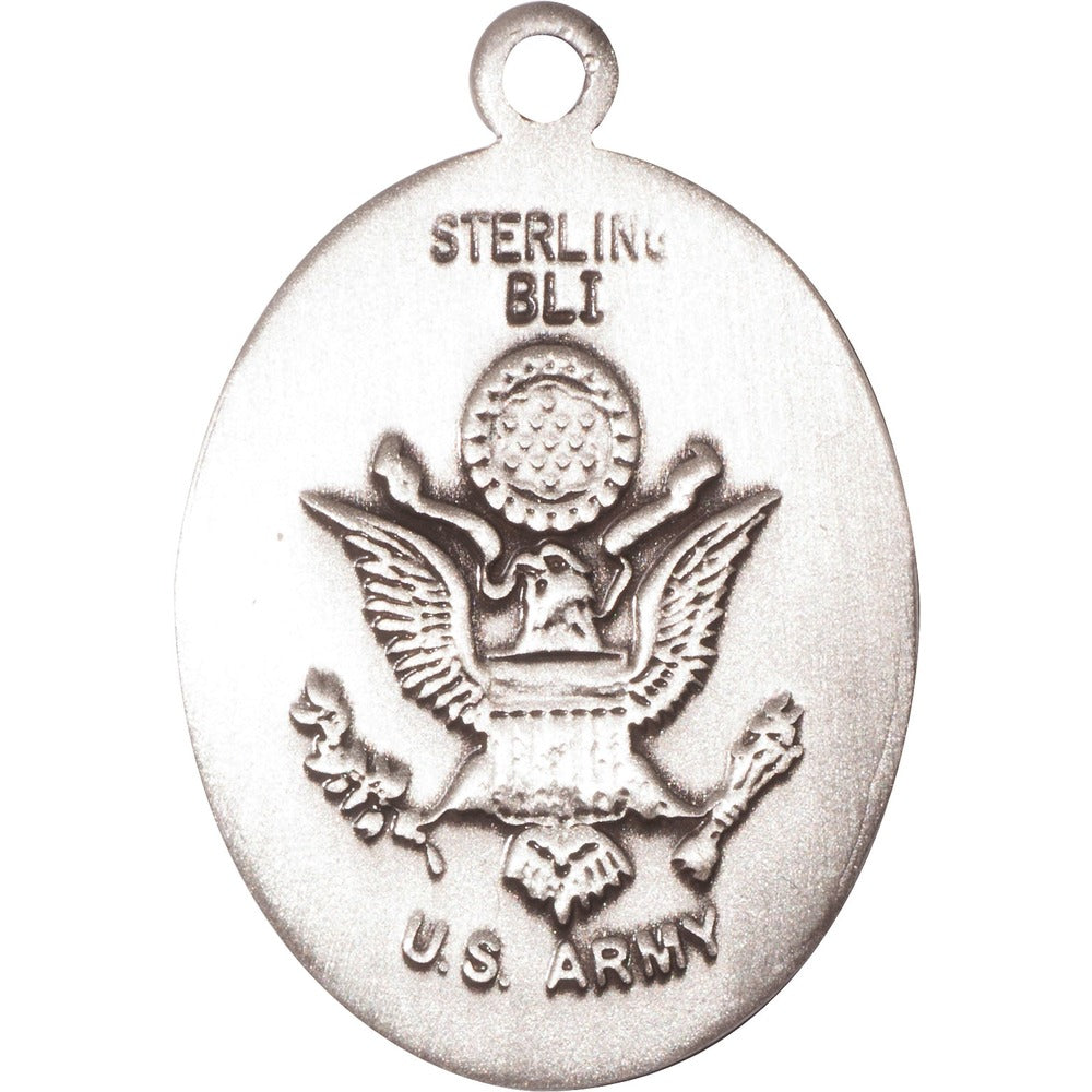 St. Michael Pendant Army, Bliss, Sterling Silver