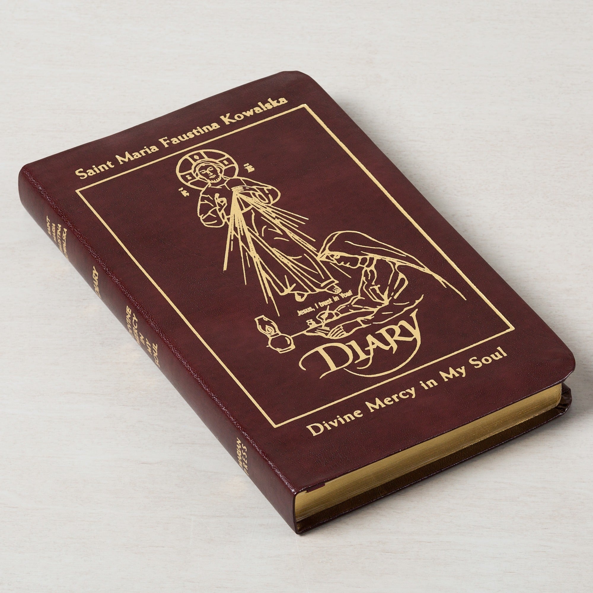 Diary of Saint Maria Faustina Kowalska - Divine Mercy in My Soul (Leather Cover)