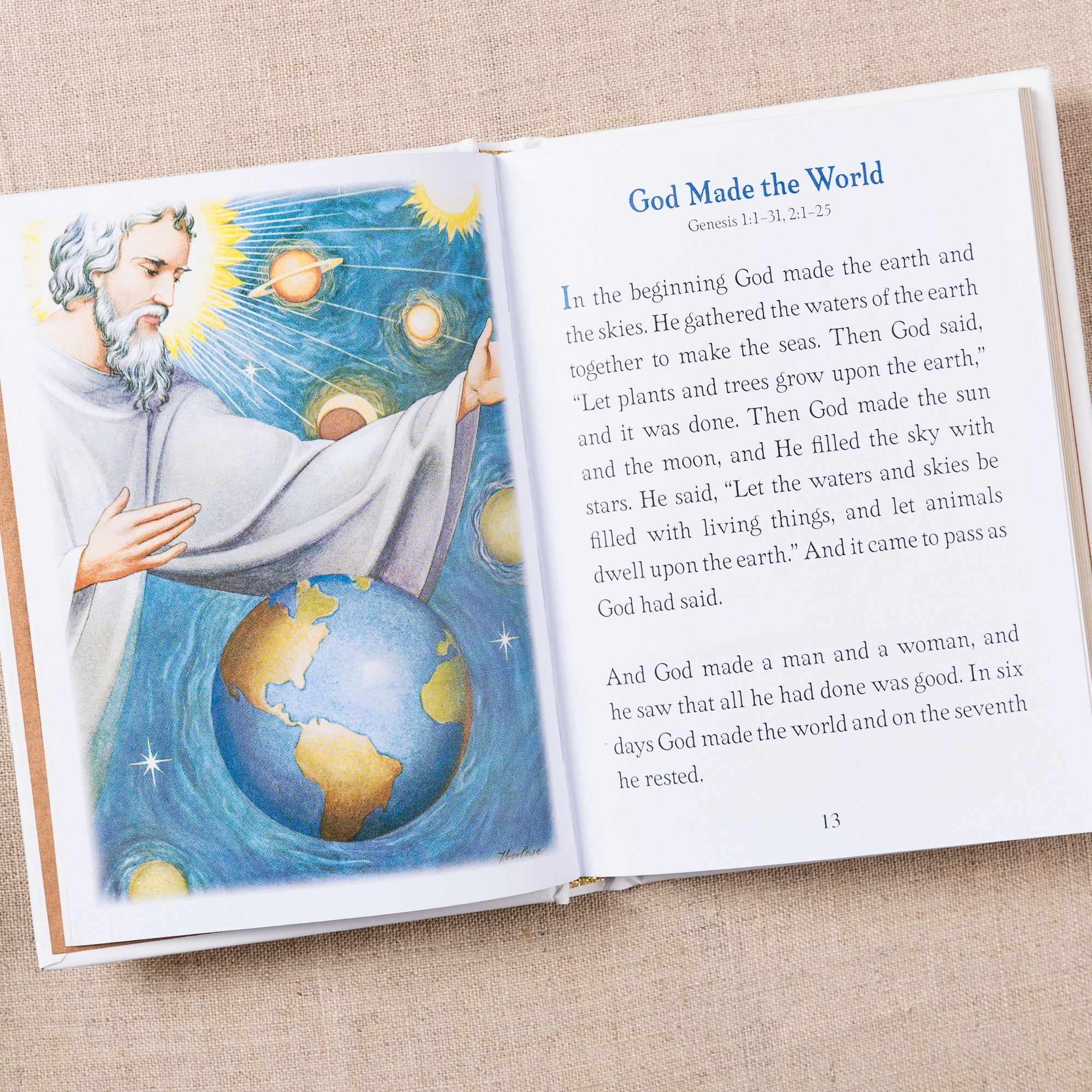 A Catholic Child's Baptismal Bible