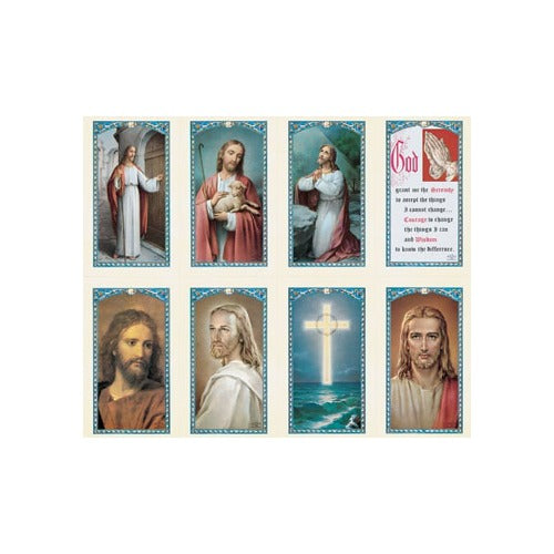 Our Lord Series Assorted Personalized Prayer Card (Priced Per Card)