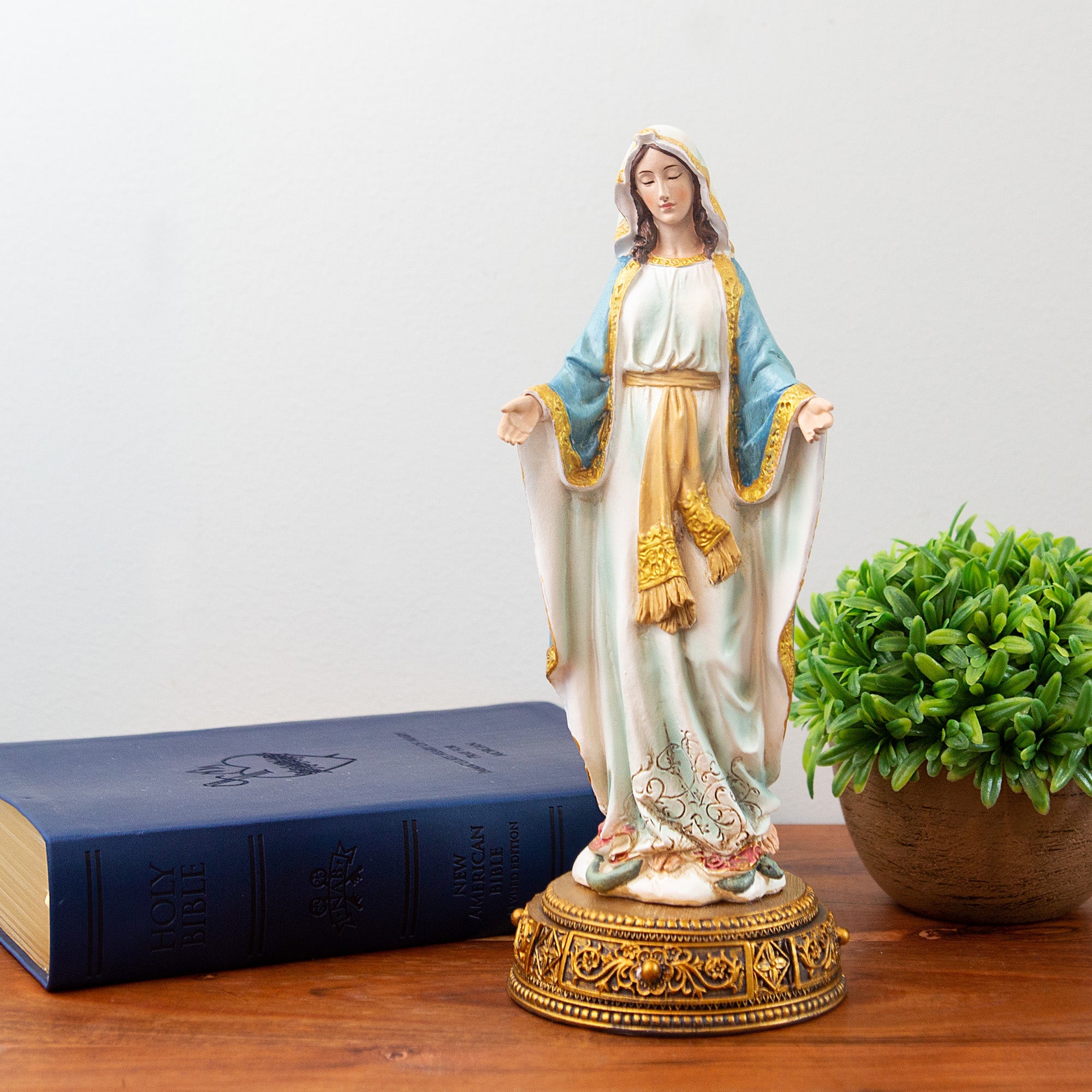 Our Lady of Grace Heavenly Protector Statue 10.25"