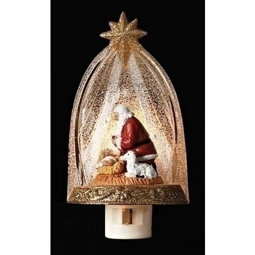 Kneeling Santa Night Light
