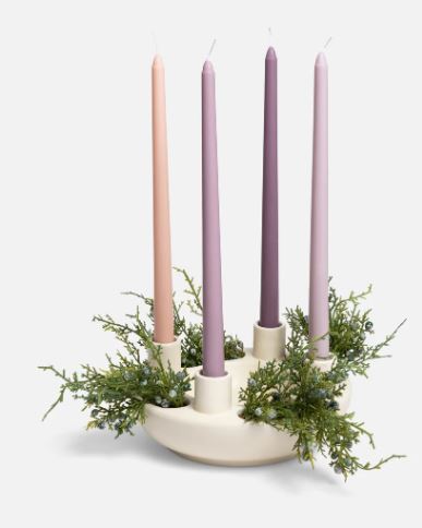Ceramic Advent Wreath - Be A Heart