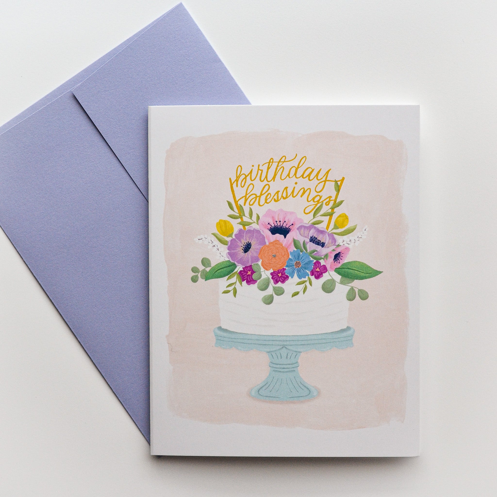 Birthday Cake Catholic Birthday Greeting Card