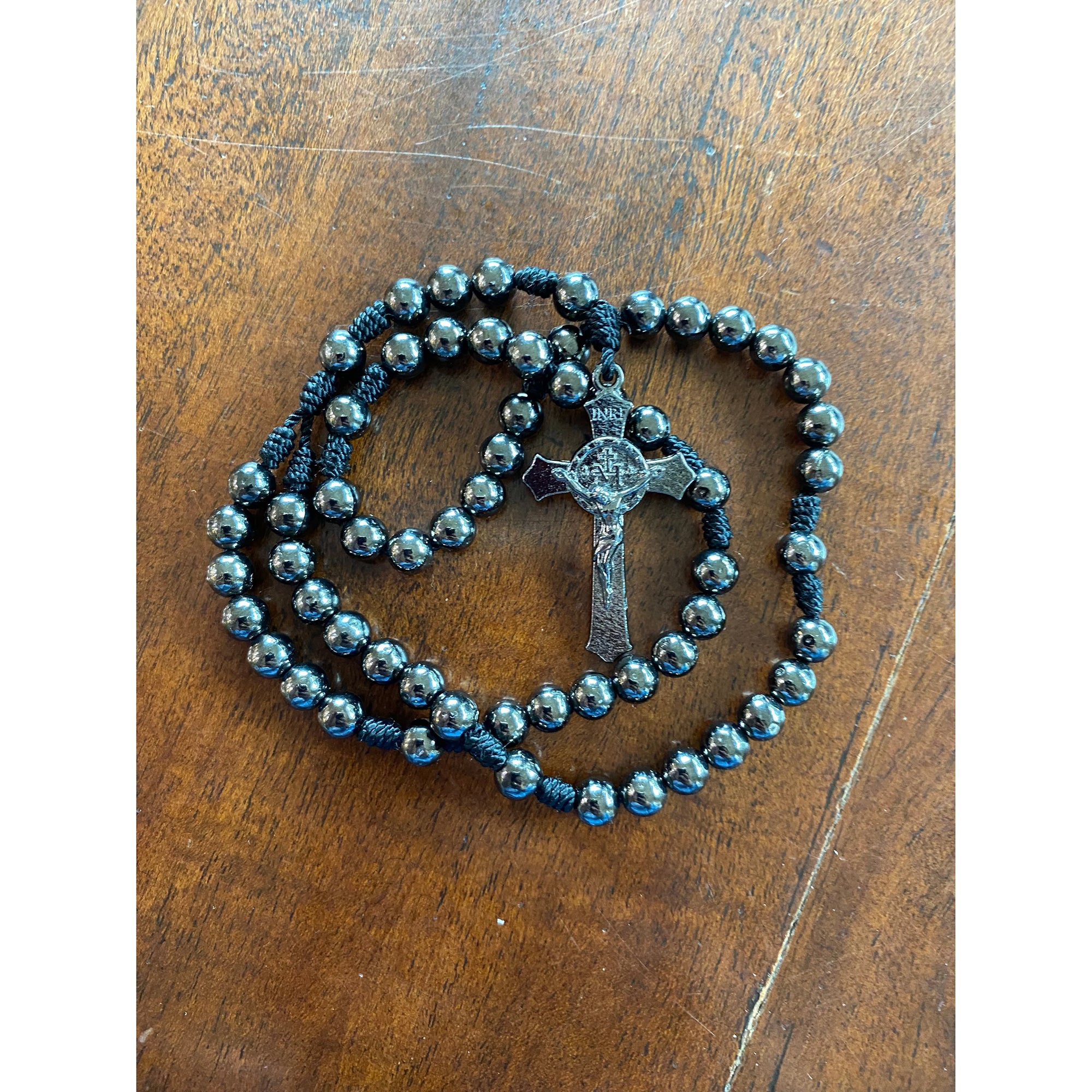 Gunmetal Pocket Sized Seven Sorrows Rosary
