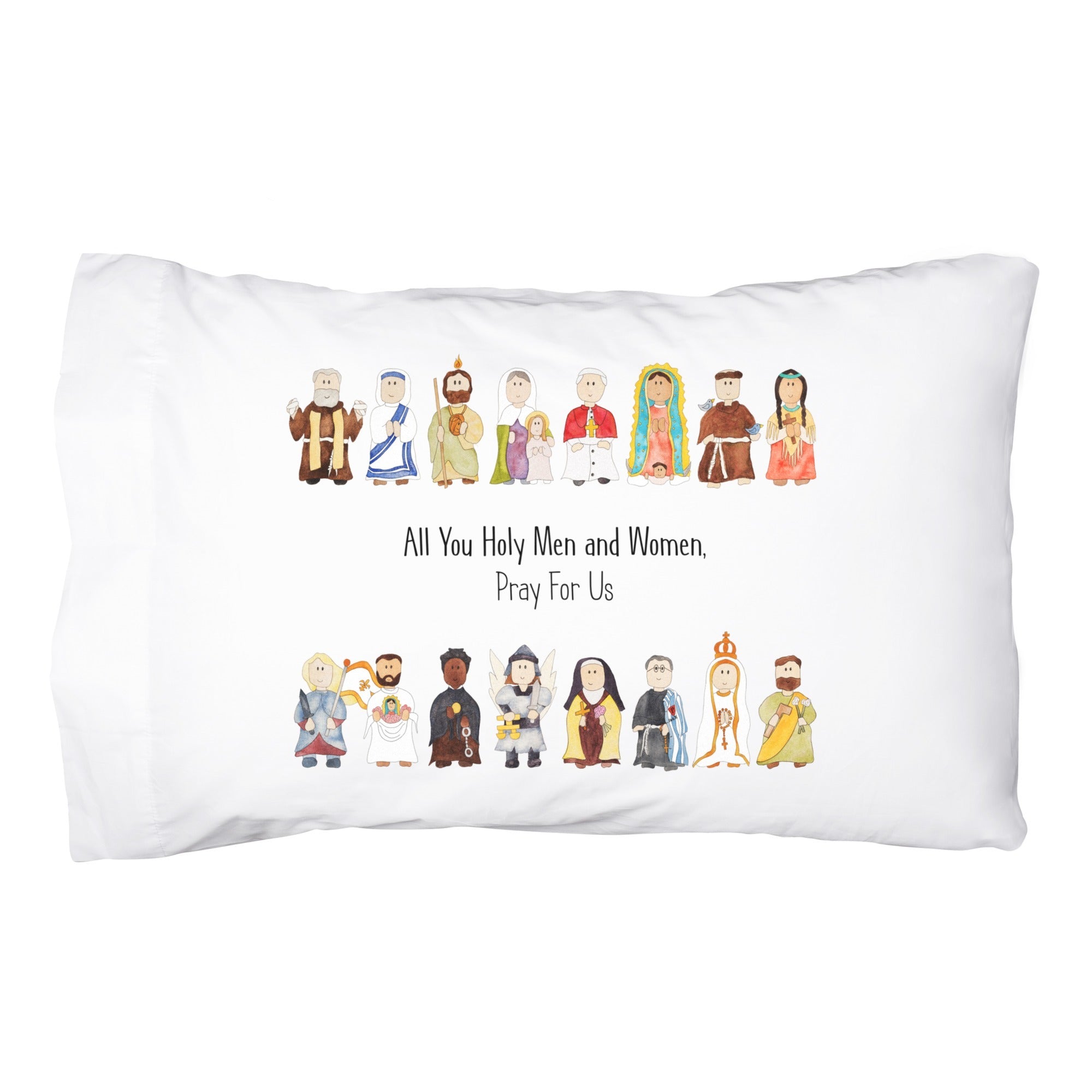 Junior Saints Litany of Saints Pillowcase