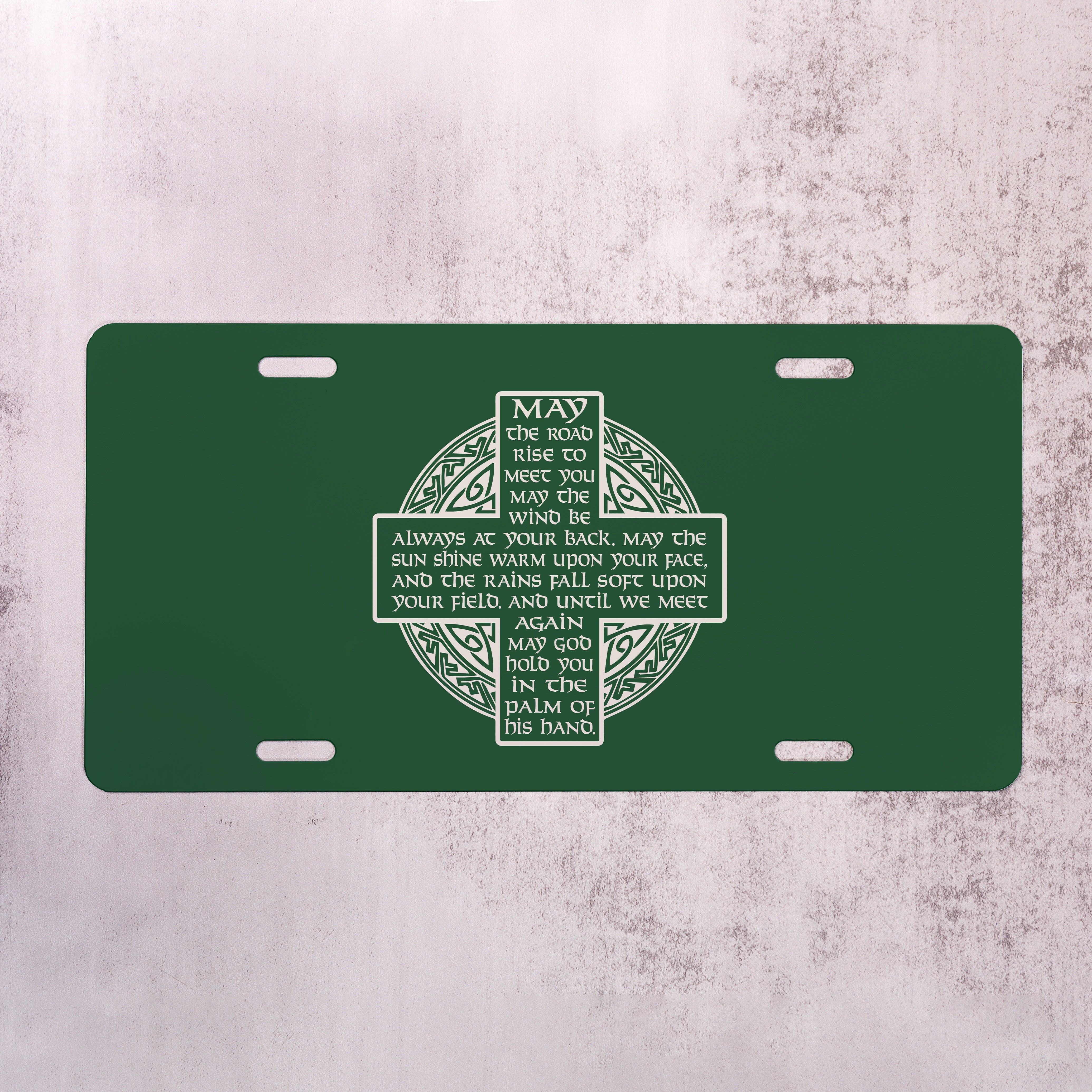 Irish Blessing License Plate