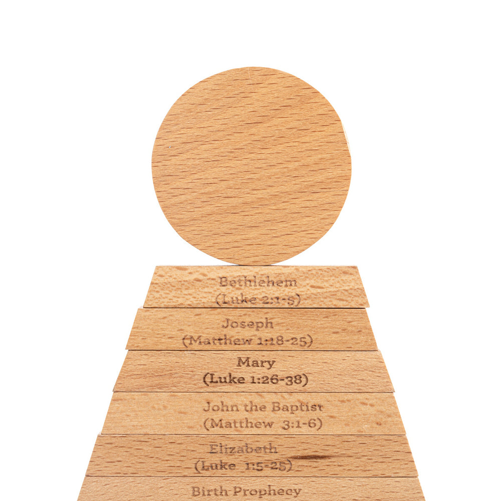 Wooden Jesse Tree Advent Activity