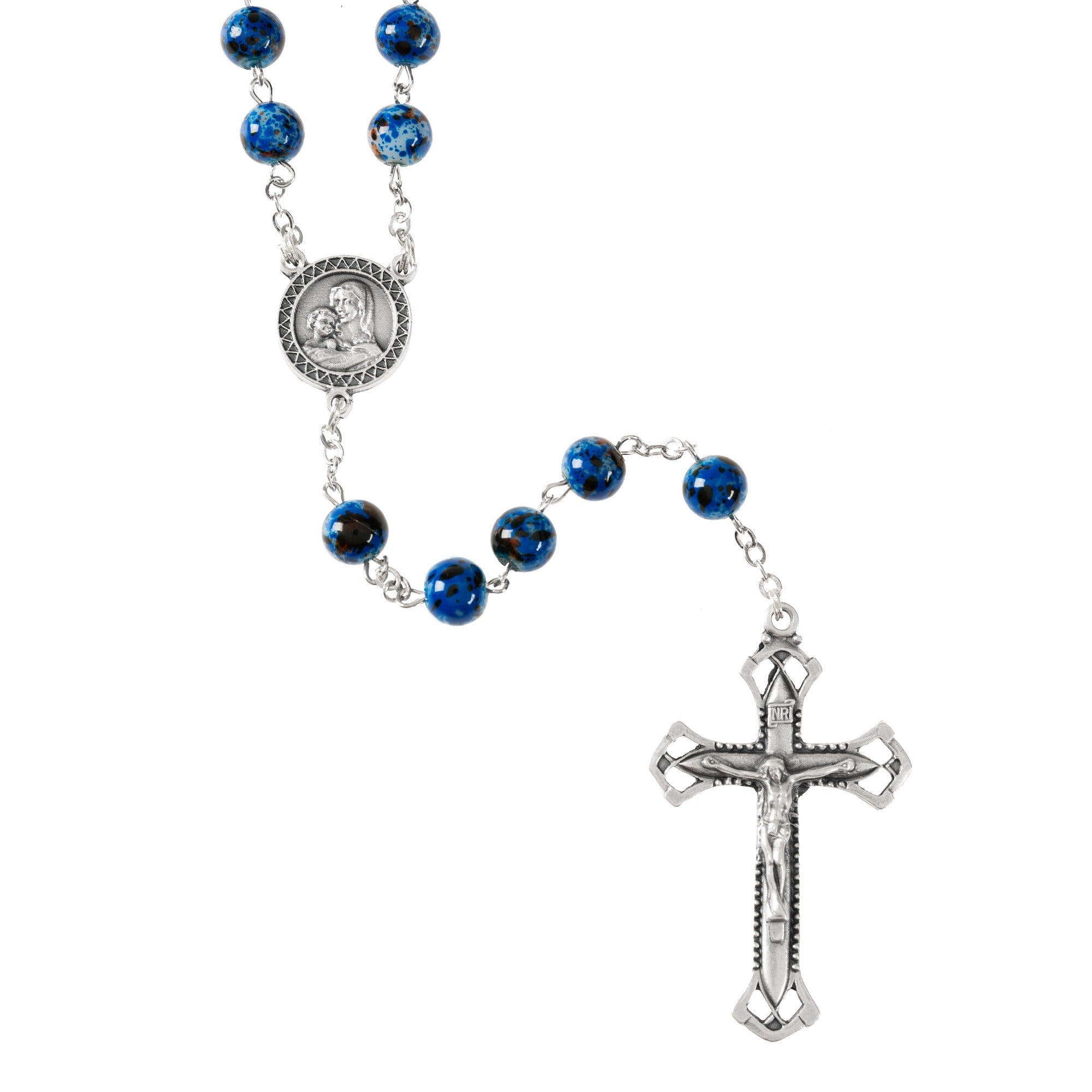 Marbled Blue Rosary