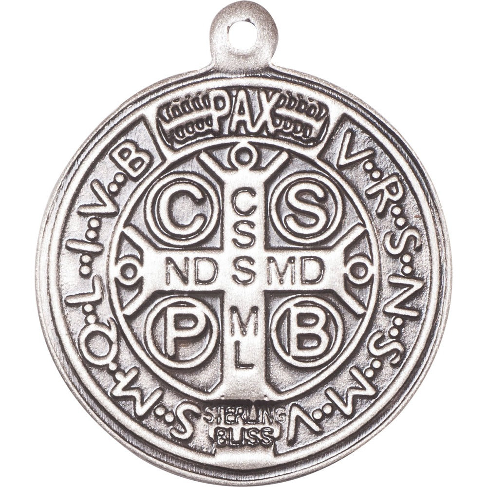 Sterling Silver St. Benedict Pendant - 2508787