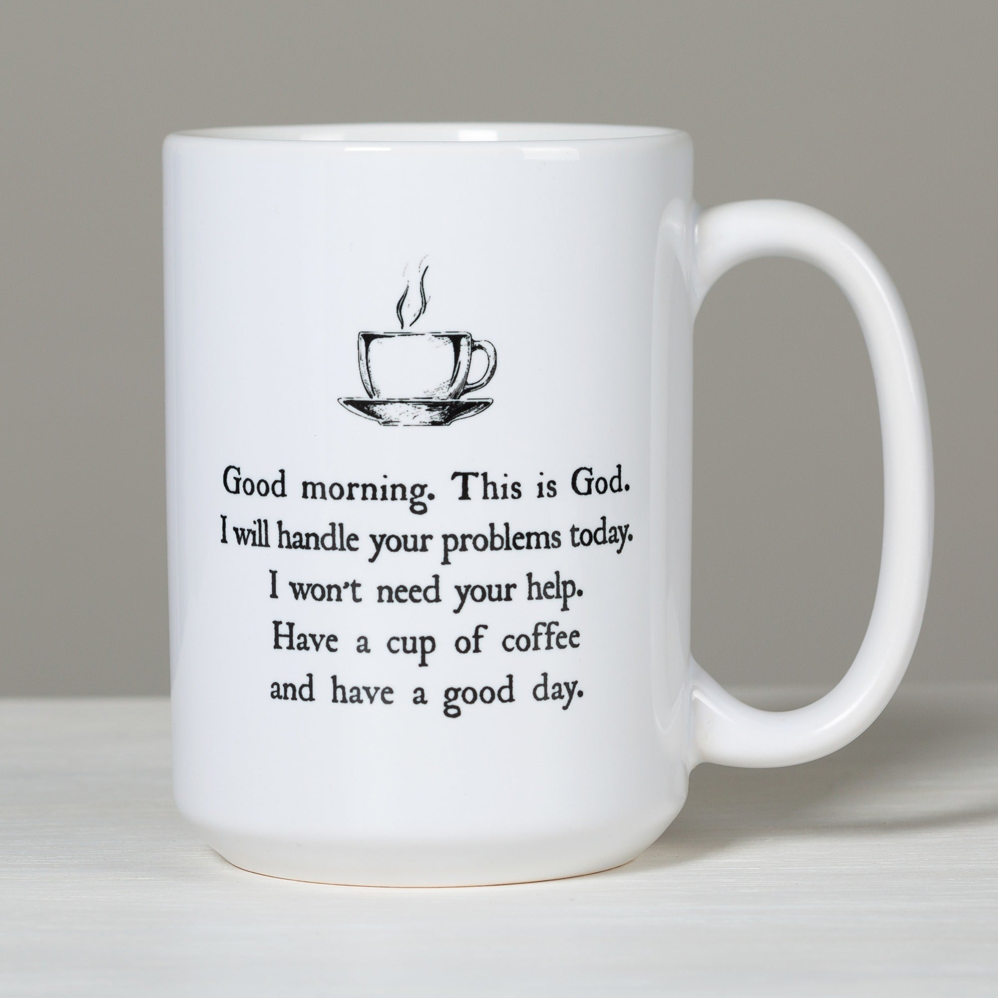 Good Morning From God Coffee Mug