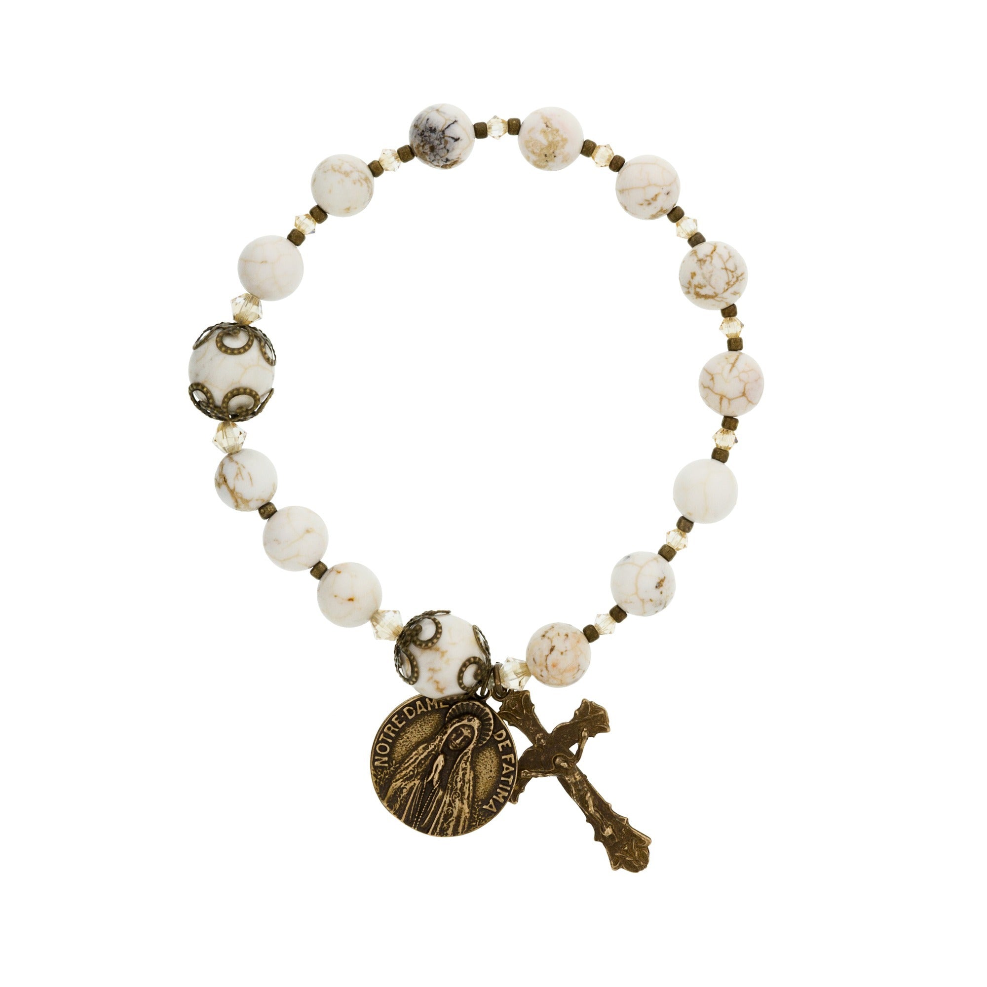 Promises of Fatima Heirloom Rosary Bracelet