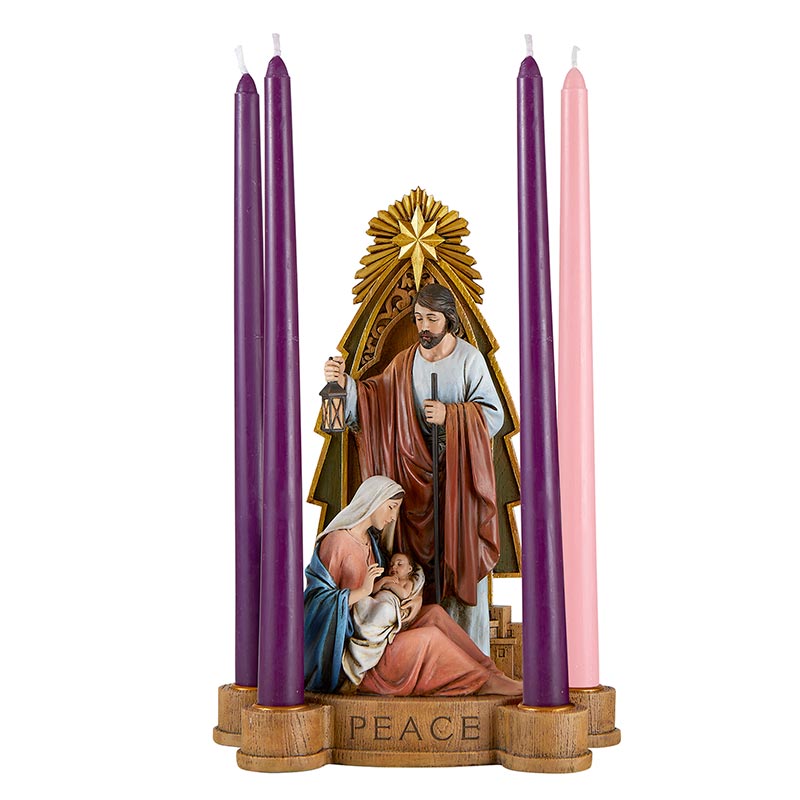 Peace Advent Candleholder
