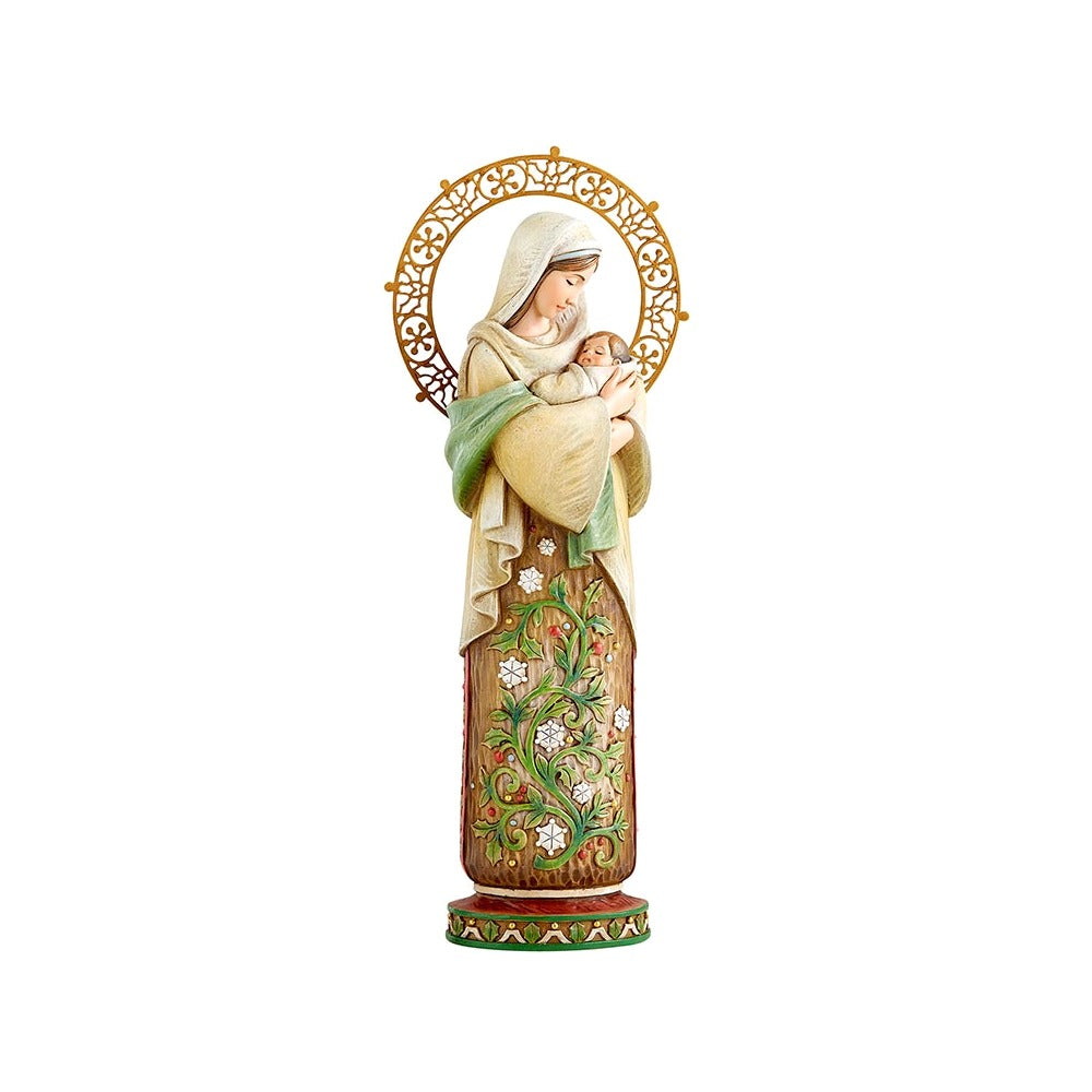 Madonna and Child Seasonal Statue Series-Winter