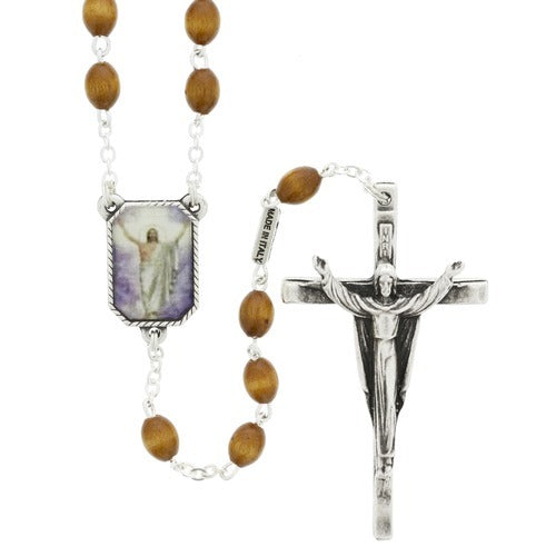 Stations of the Cross Silver Plated Rosary