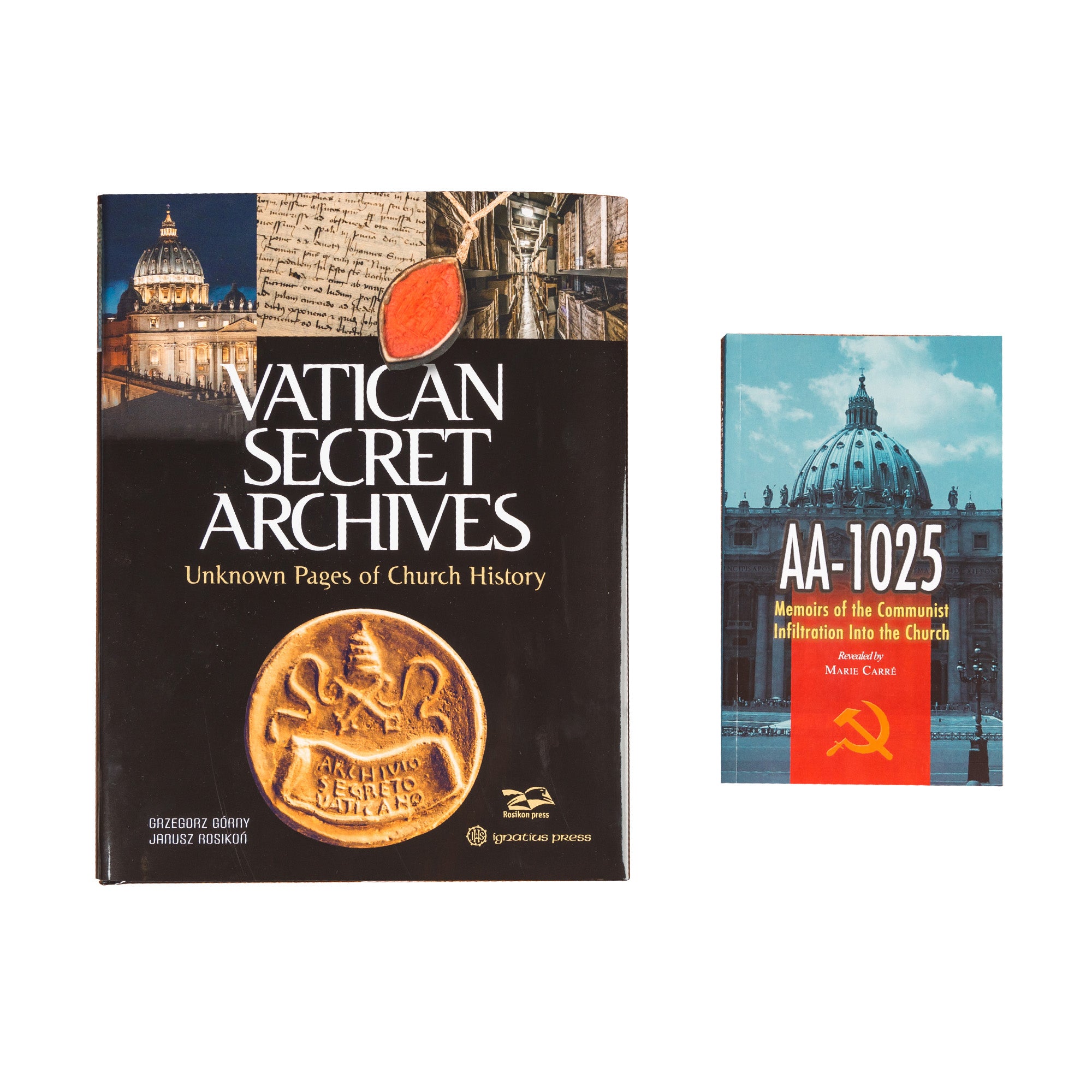 Vatican Secret Archives & AA-1025: Memoirs of the Communist Infiltration into the Church (2 Book Set)
