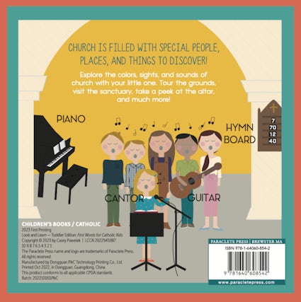 Look and Learn: First Words for Catholic Kids (Board Book)