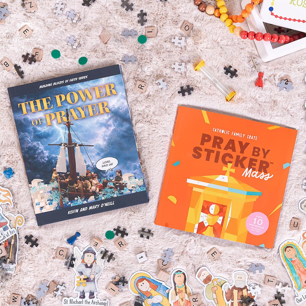 The Power of Prayer & Pray by Sticker: Mass Sticker Book Set