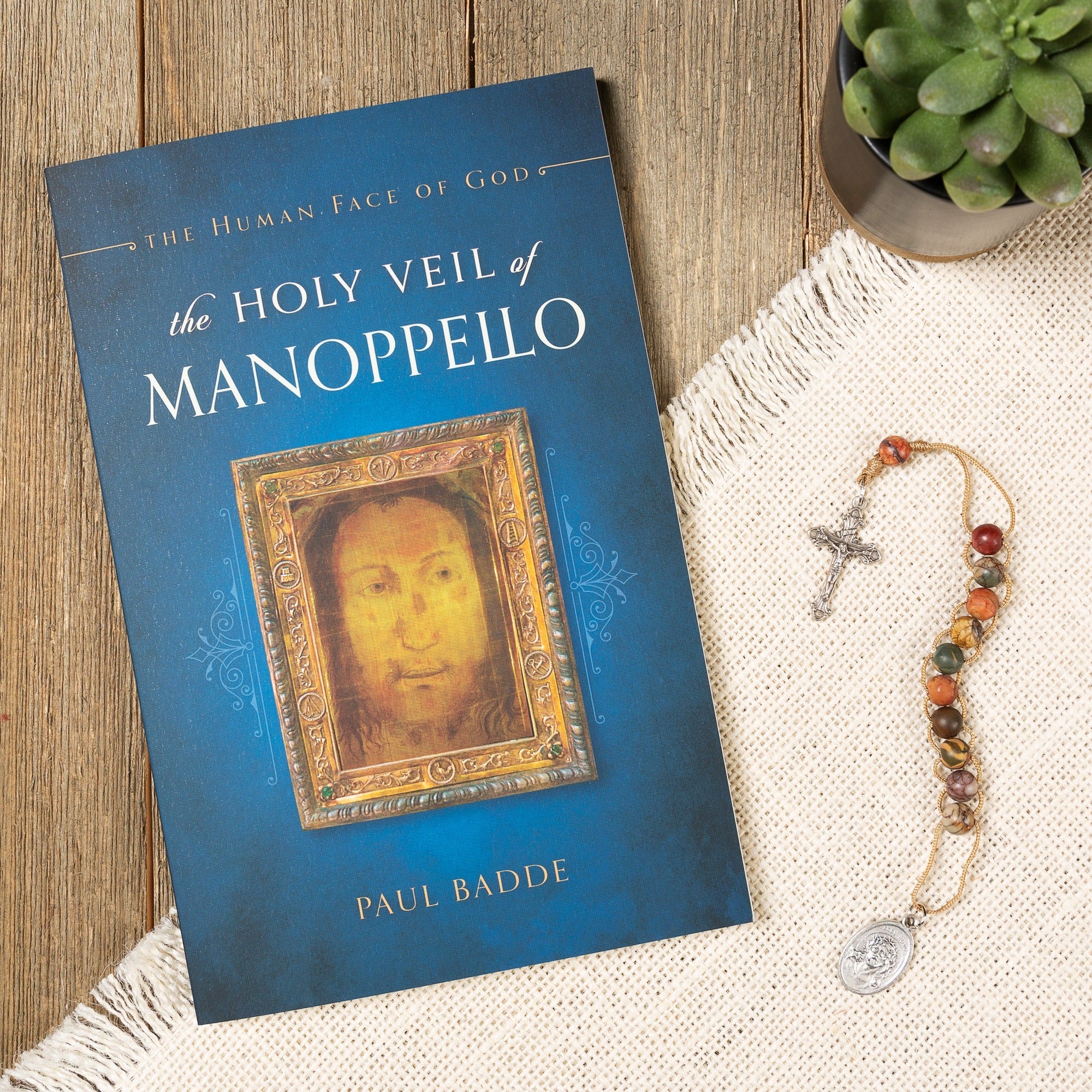 The Holy Veil of Manoppello & Ecce Homo Sacrifice Rosary (Gift Set)