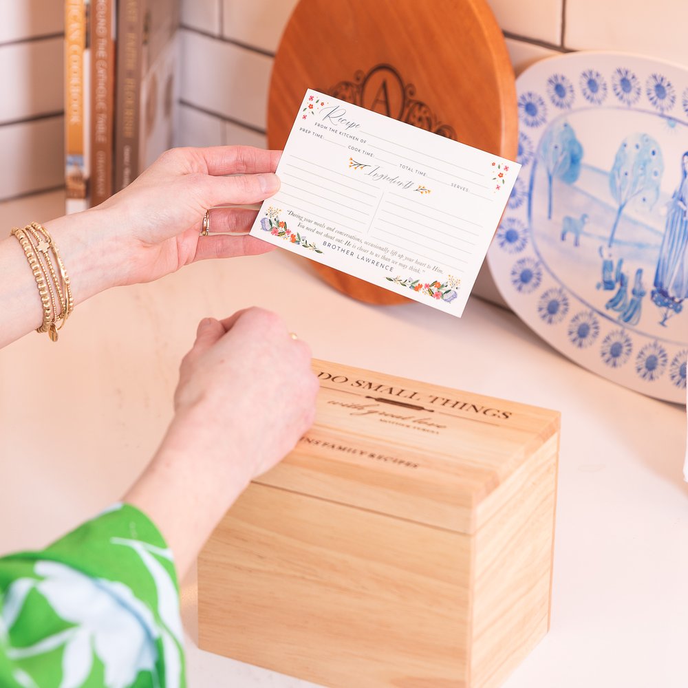 Lift Up Your Heart Recipe Cards - Pack of 50