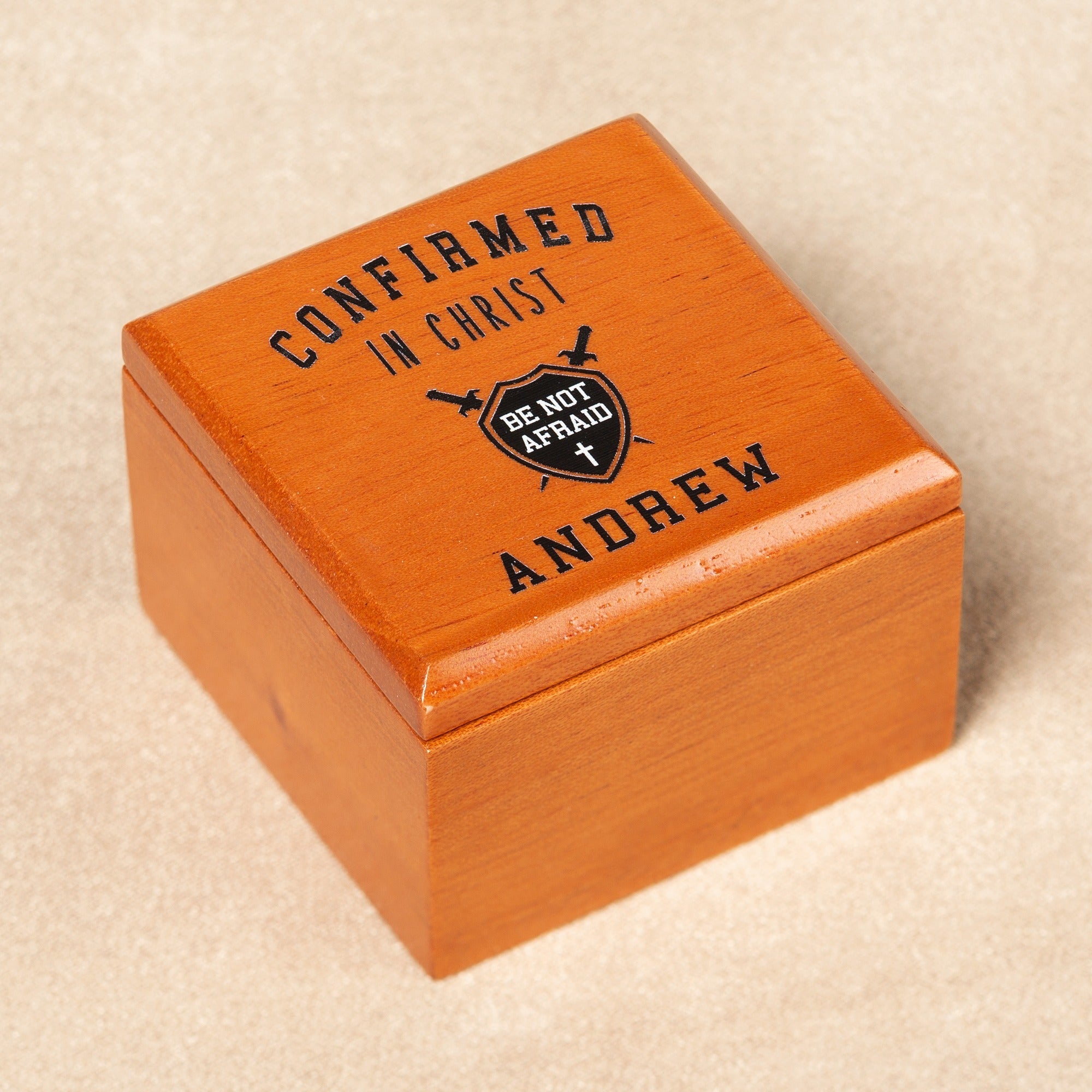 Personalized Varsity Confirmation Keepsake Box