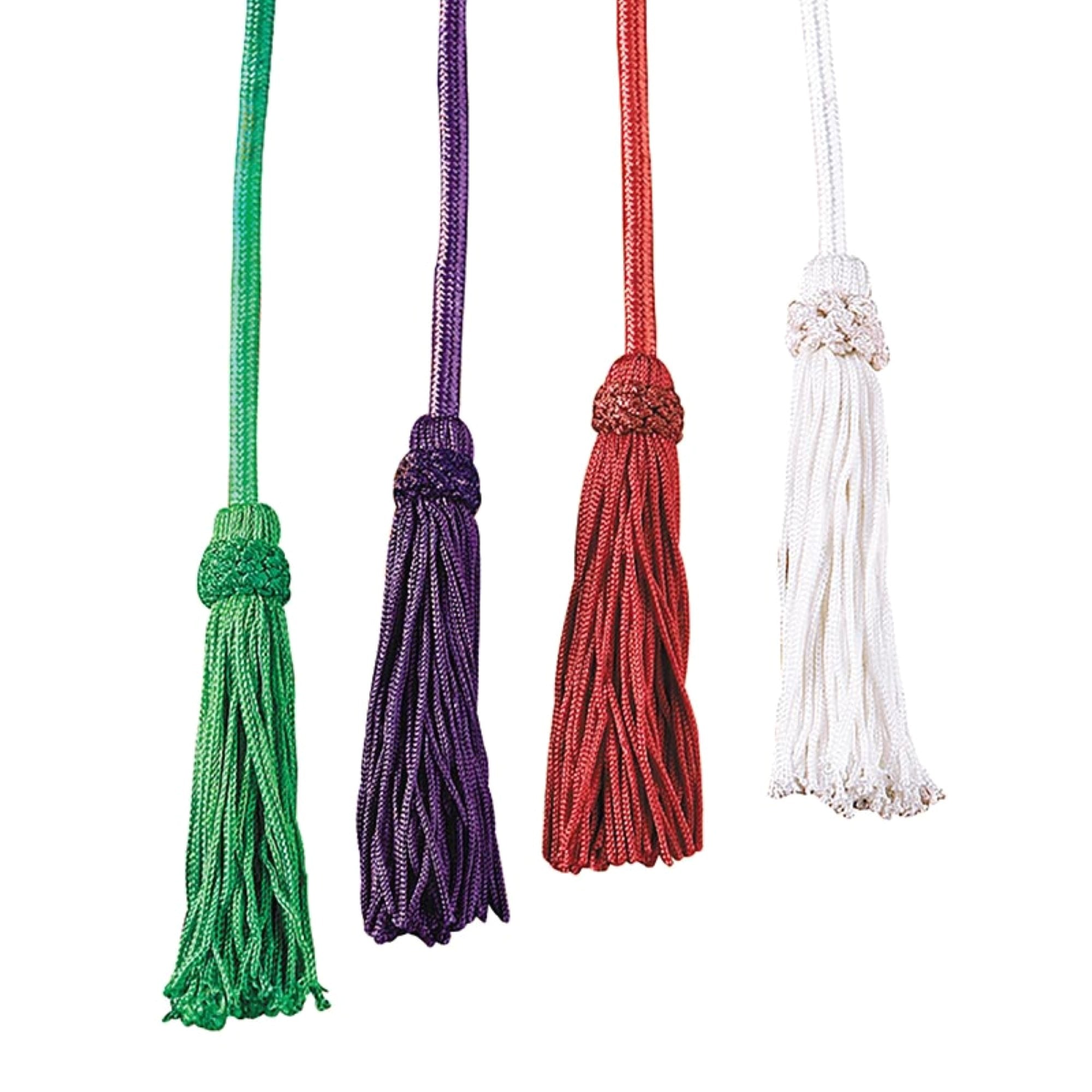Set of Four Rayon Cincture with Tassel Set