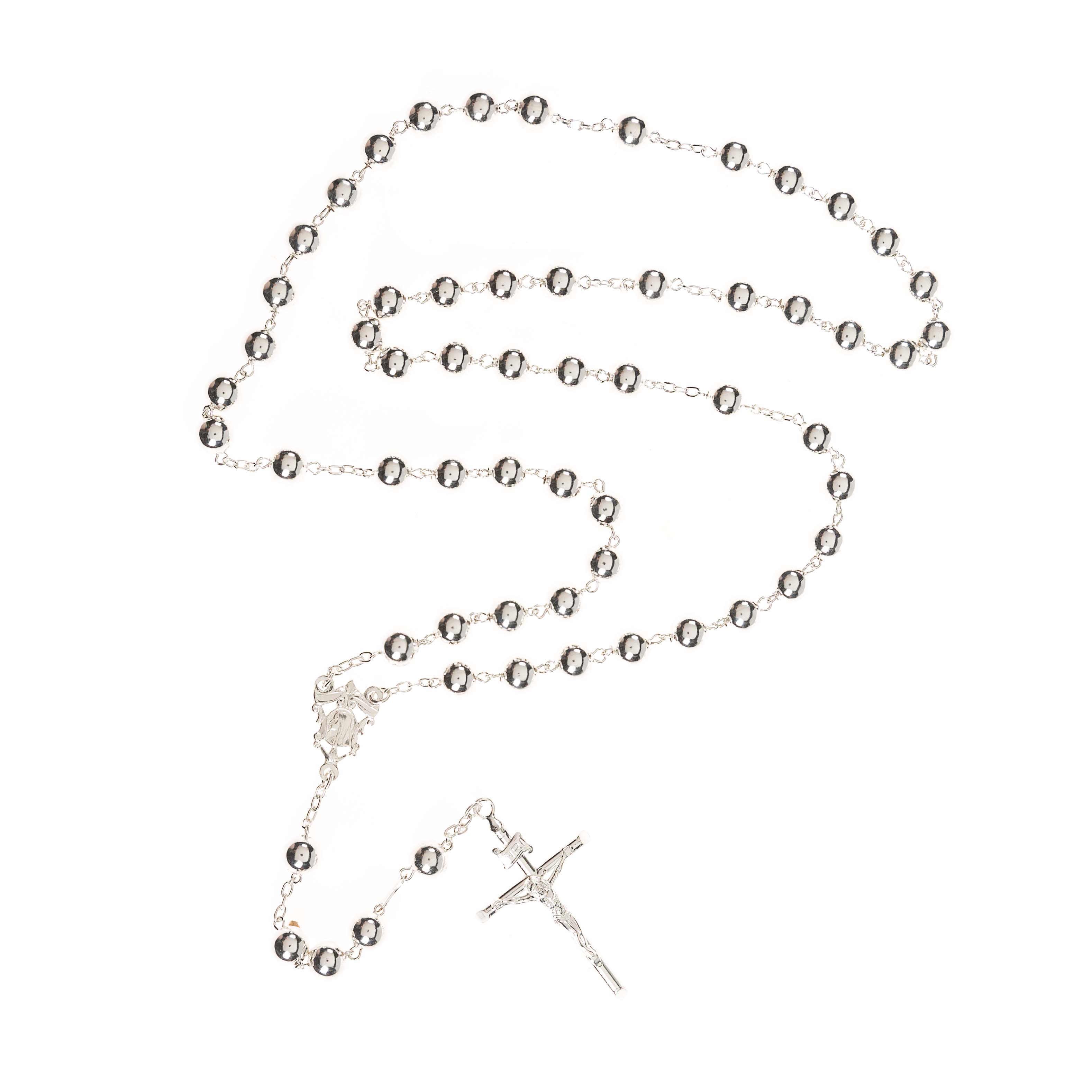 Italian Fine Silver Rosary