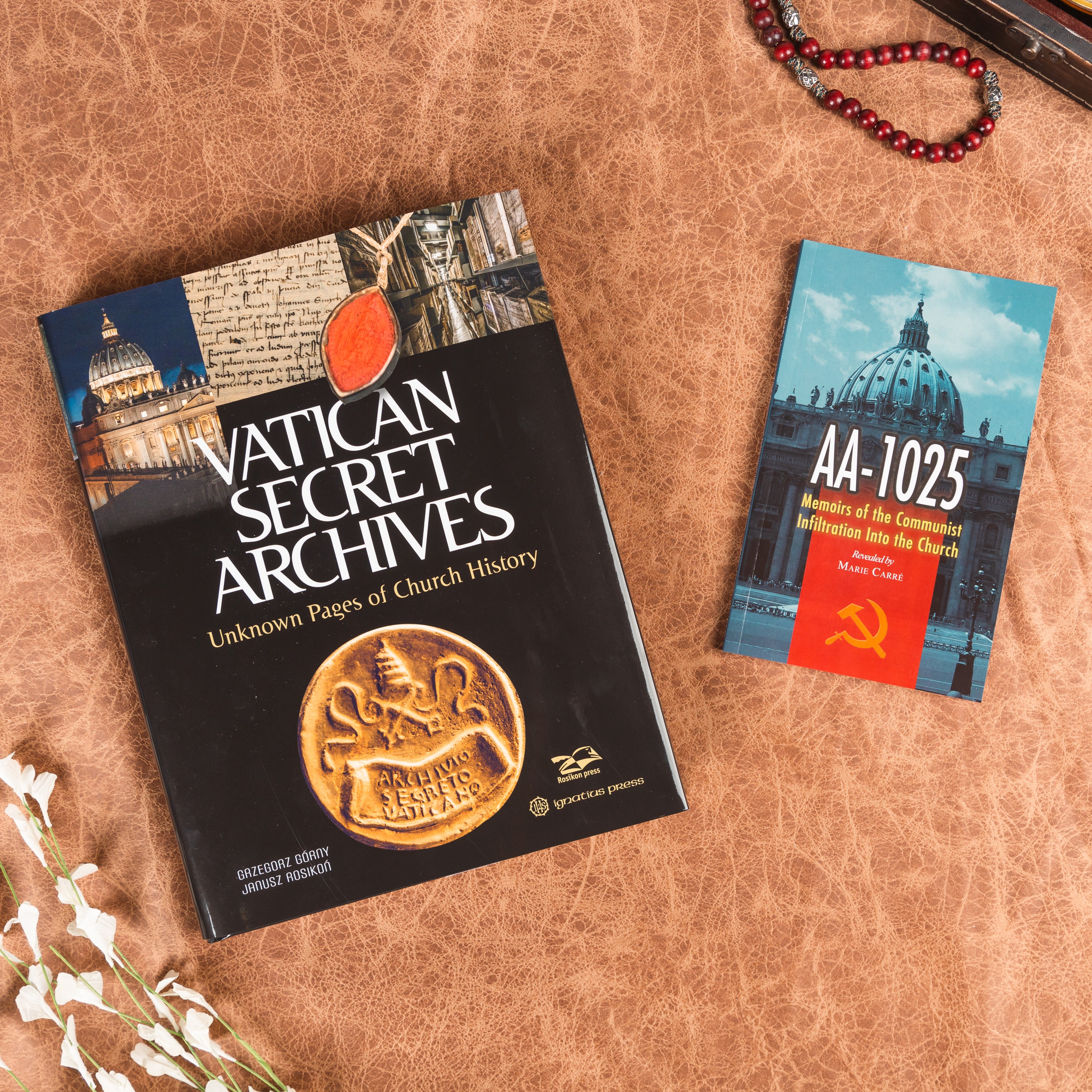 Vatican Secret Archives & AA-1025: Memoirs of the Communist Infiltration into the Church (2 Book Set)