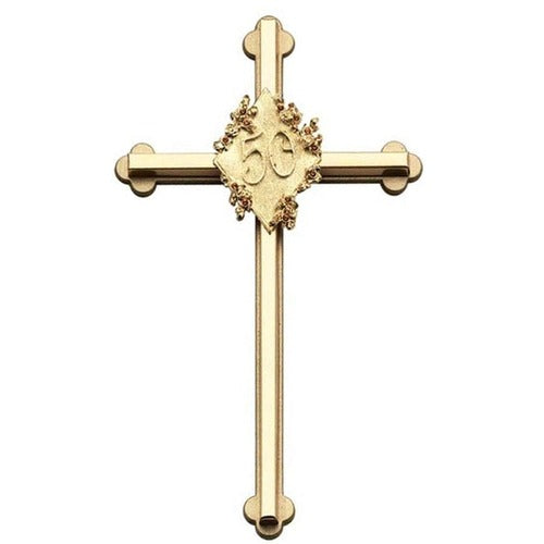 50th Anniversary Gold Wall Cross