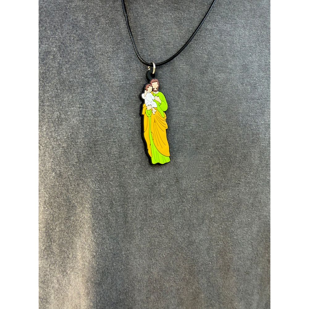 Kids Corded St. Joseph Necklace