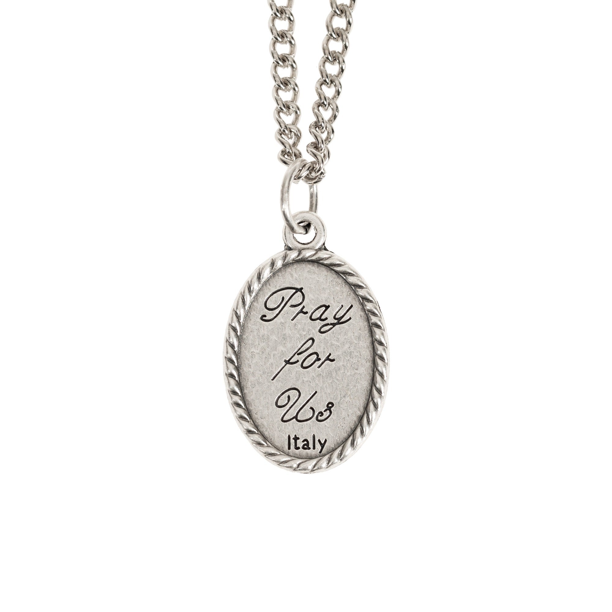 Roped St. Michael Medal Necklace