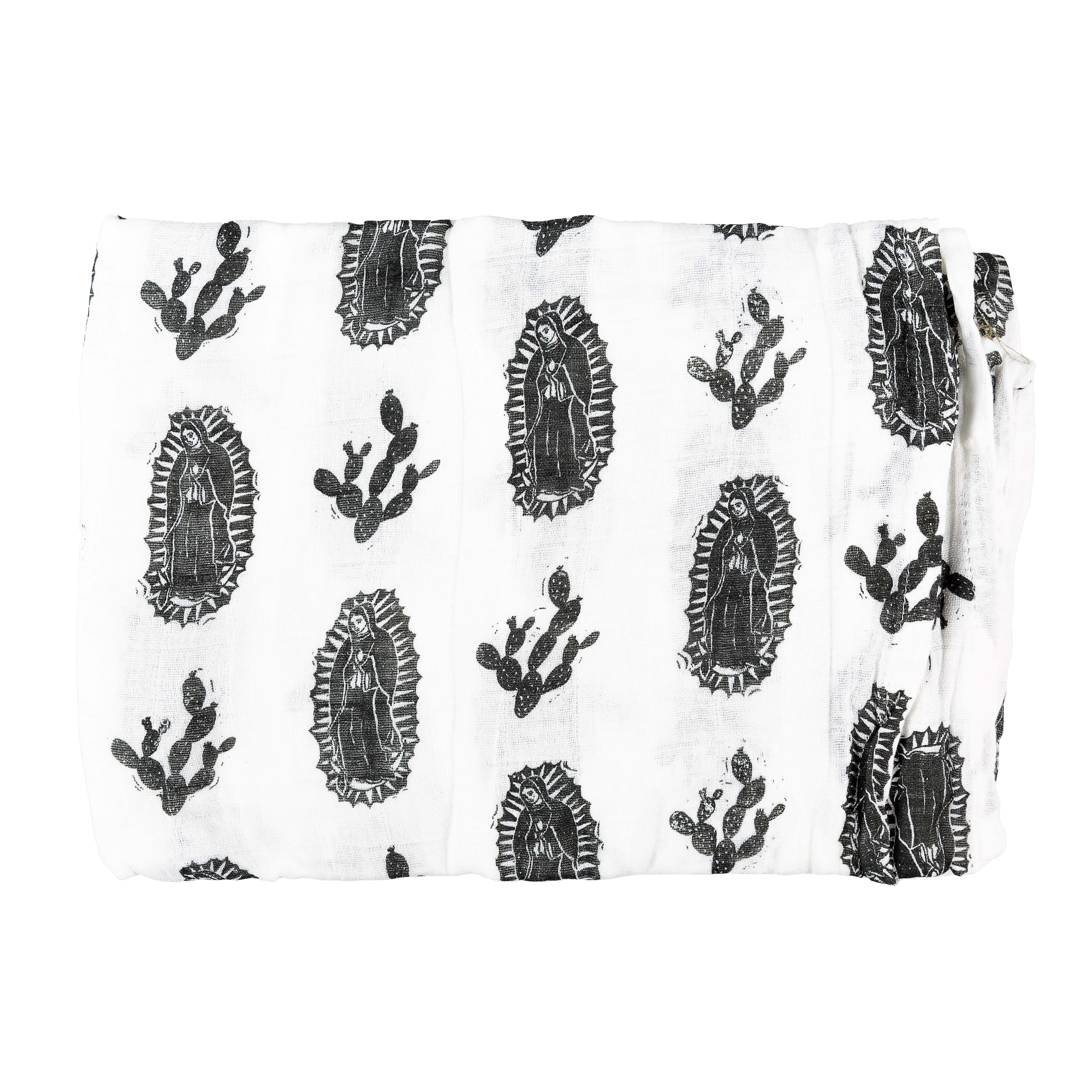 Be A Heart - Our Lady of Guadalupe Muslin Swaddle Blanket