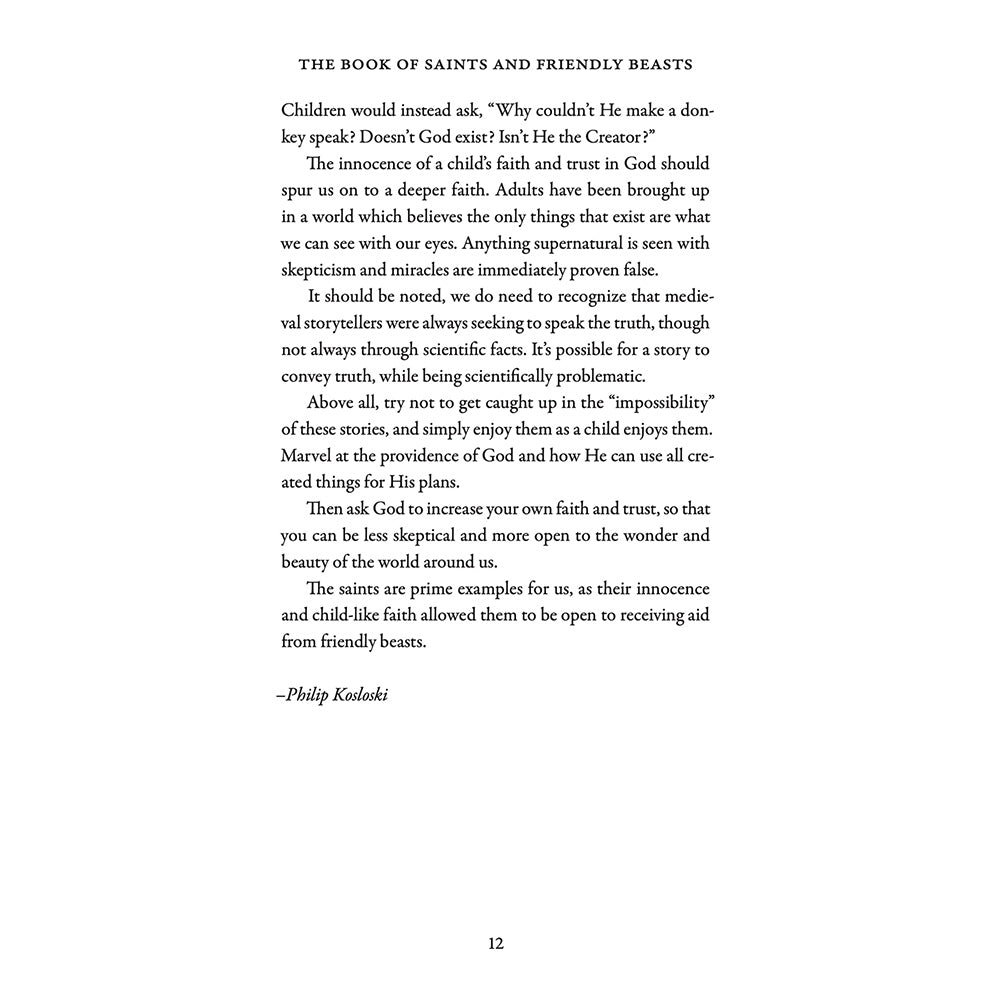 The Book of Saints & Friendly Beasts