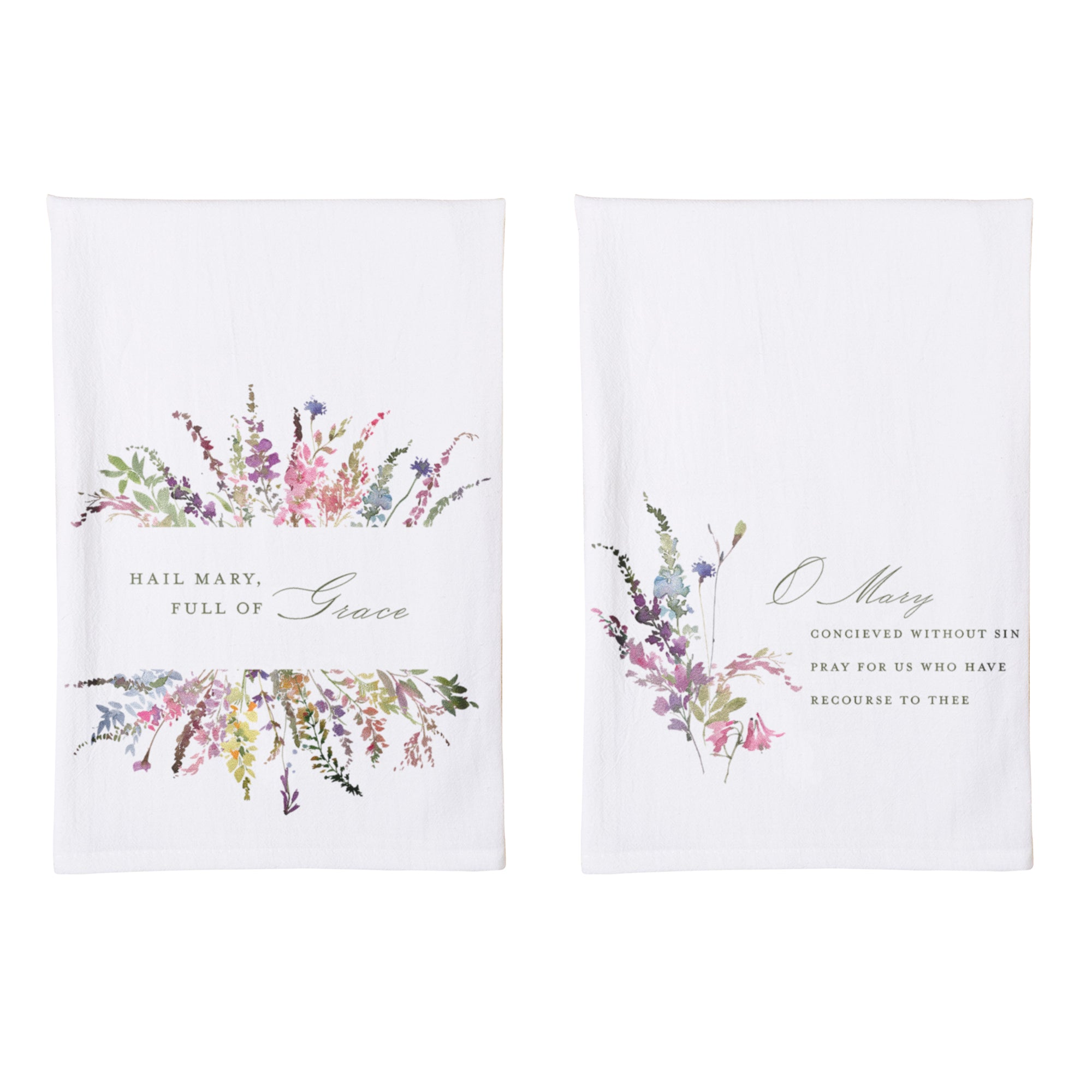 Marian Floral Dish Towels - Set of 2