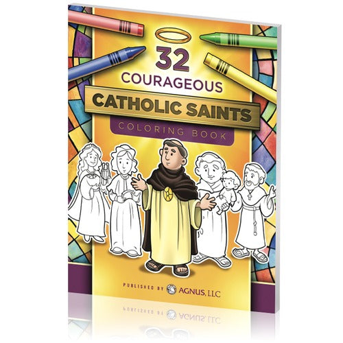 32 Courageous Catholic Saints Coloring Book