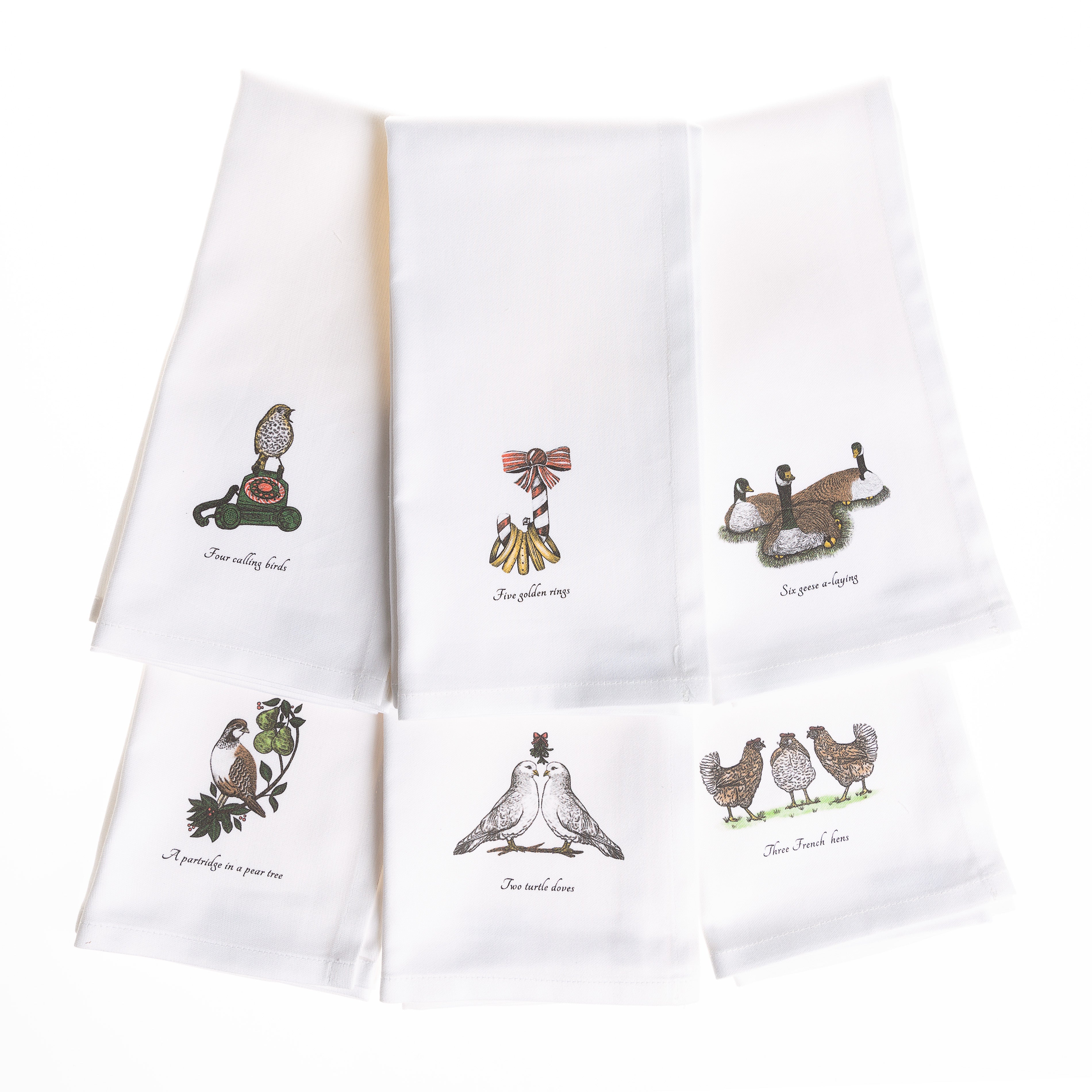 12 Days of Christmas Napkins