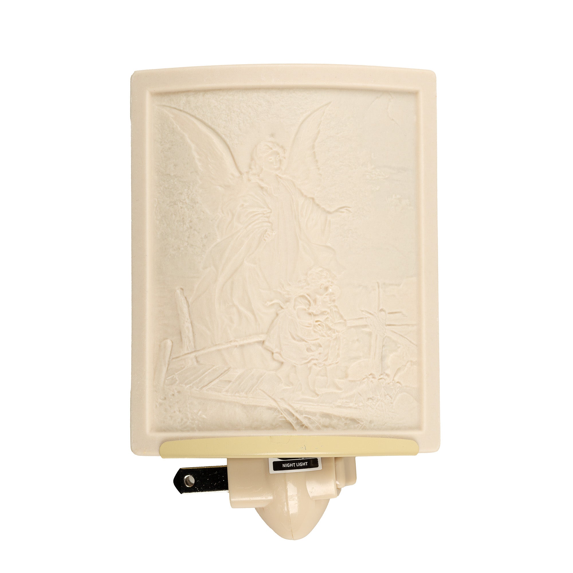 Guardian Angel Colored Porcelain Night Light