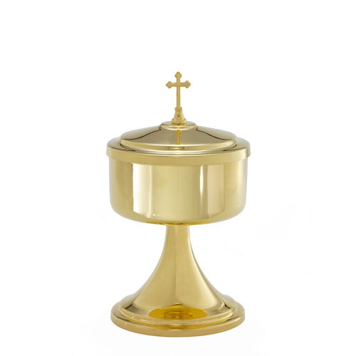 Traditional Ciborium with Polished Gold Finish